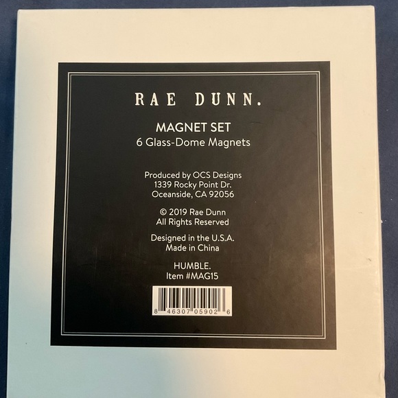 😍 NWT Rae Dunn magnets  - Set of 6 😍 - Picture 2 of 2